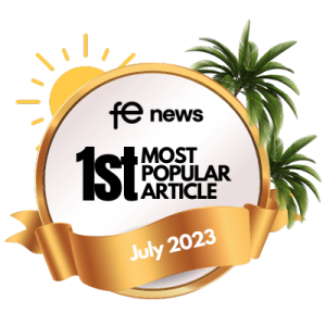 Badge for FE News Most Popular Article July 2023